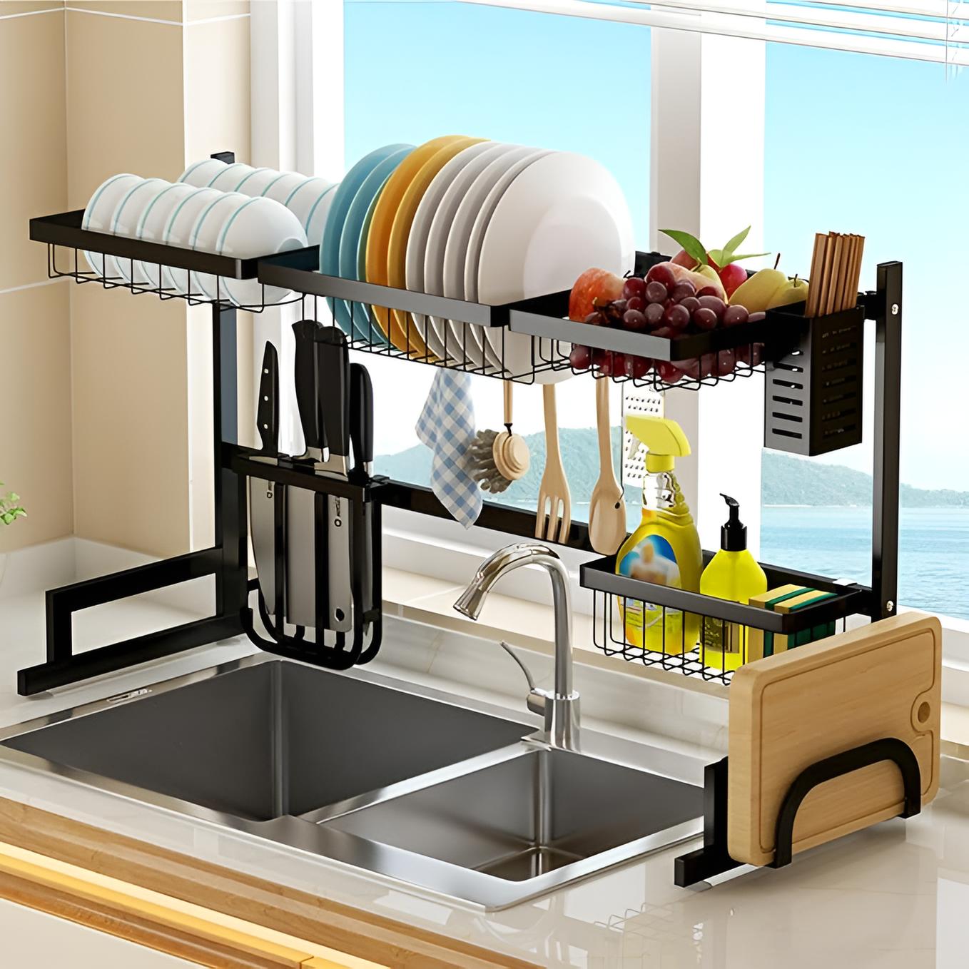 Rack Escurridor Lavaplatos Grande 85cm