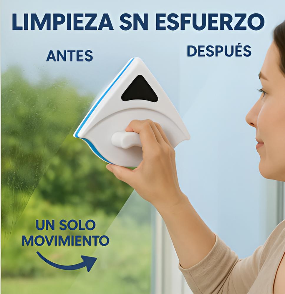 🧼 LimpiaVidrios 2 en 1 Magnético Power™