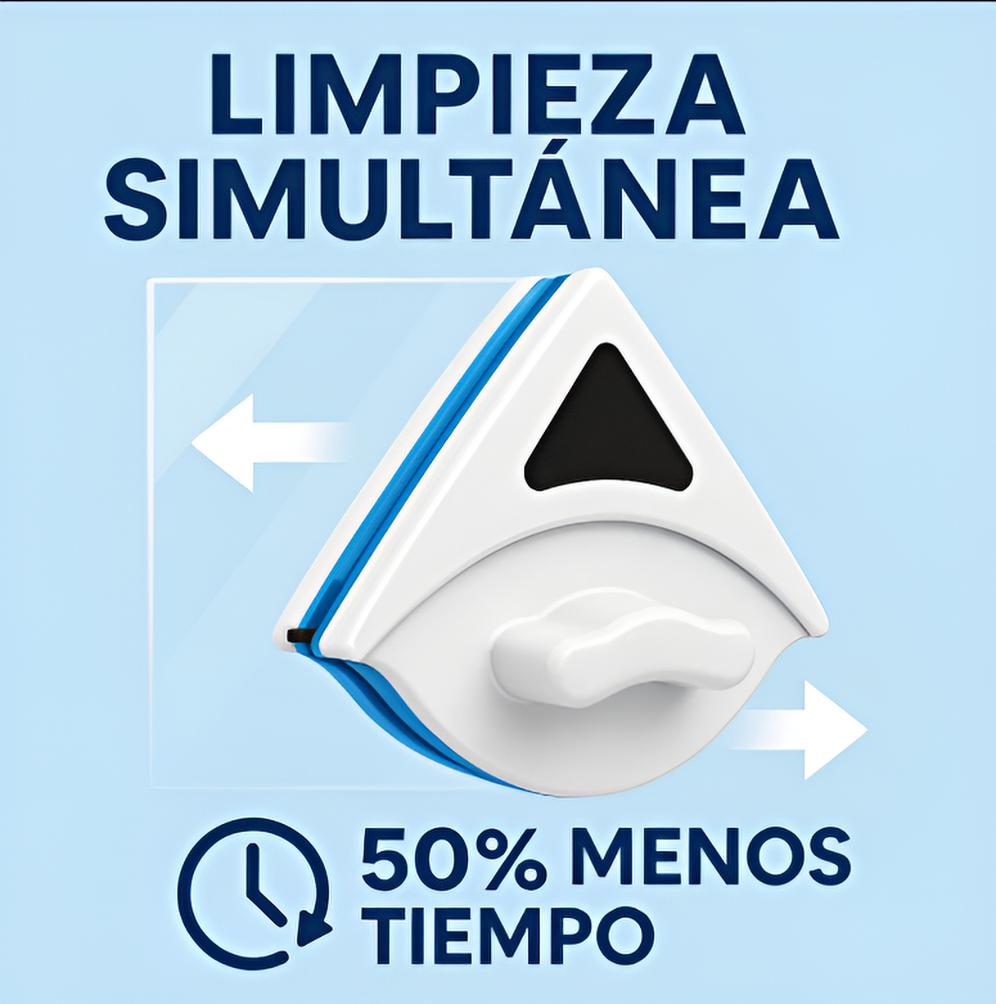 🧼 LimpiaVidrios 2 en 1 Magnético Power™