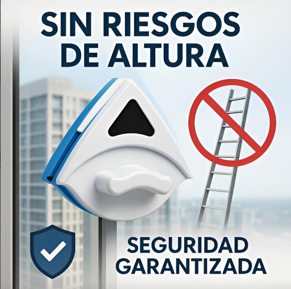 🧼 LimpiaVidrios 2 en 1 Magnético Power™
