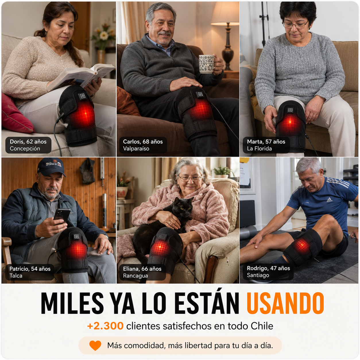 🦵 Rodillera Térmica MoveFlex™ – Vuelve a moverte con comodidad
