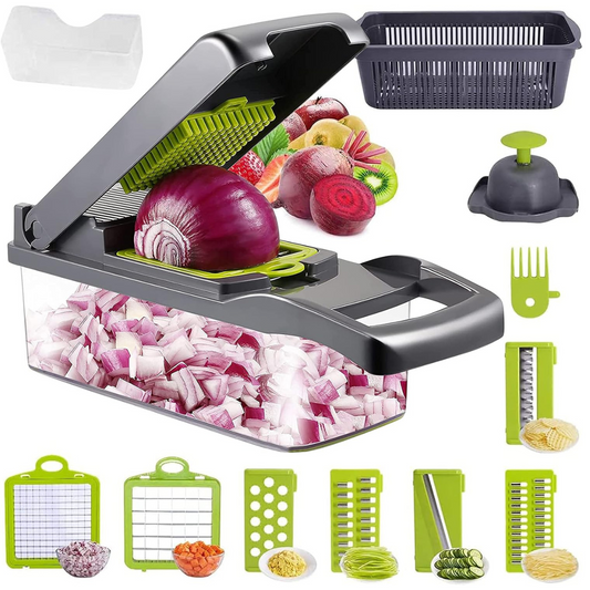 Cortador Premium de Verduras 14 en 1 – NicerPro Inox