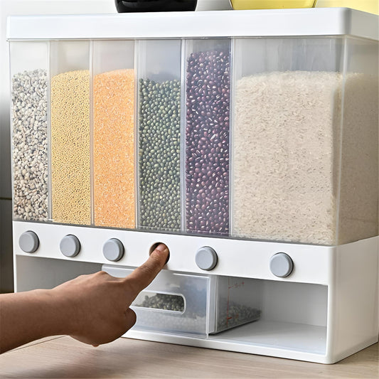 🥣 Organizador de Granos Familiar 6 en 1