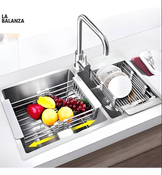 Escurridor de Platos Acero Inoxidable Premium