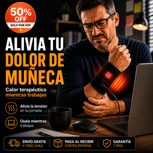 ThermoFlex™ |  Muñequera Térmica de Alivio para Túnel Carpiano
