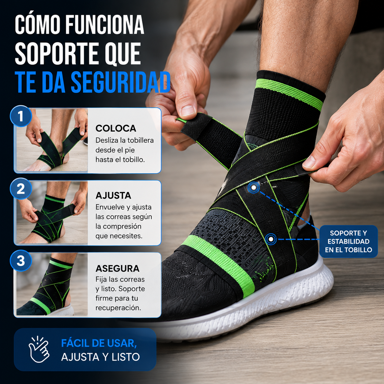Tobillera Estabilizadora StepSafe™ – Vuelve a Caminar con Seguridad🚶