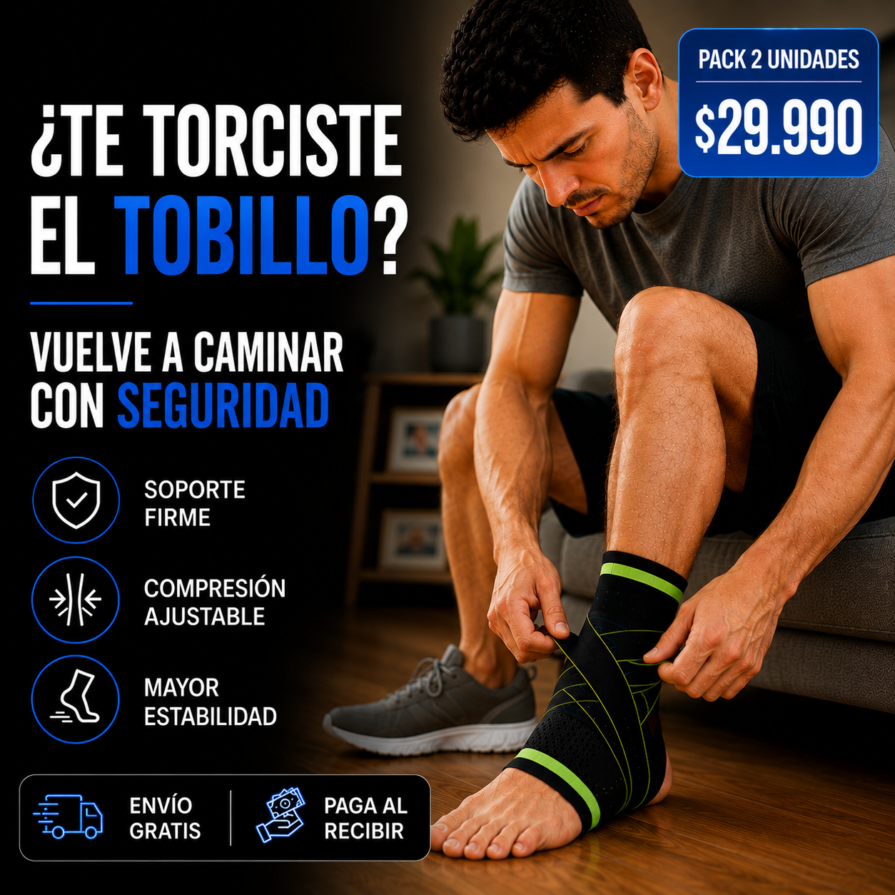 Tobillera Estabilizadora StepSafe™ – Vuelve a Caminar con Seguridad🚶