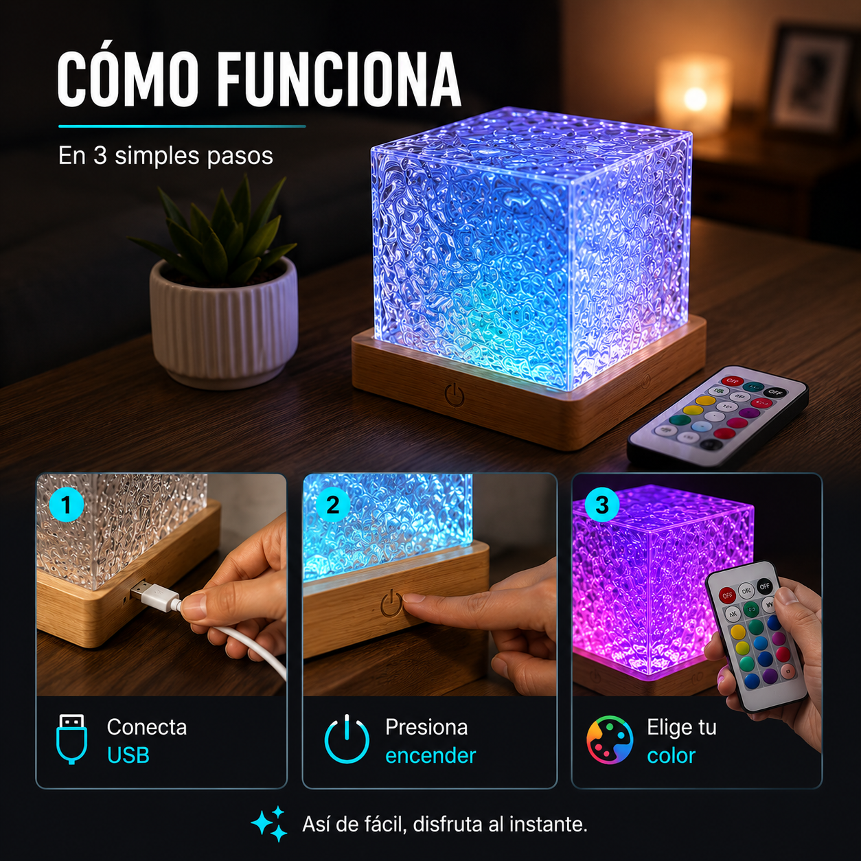 ✨Lámpara Aurora Boreal™ – Transforma tu habitación en un espacio de calma