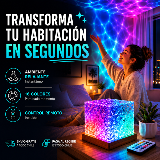 ✨Lámpara Aurora Boreal™ – Transforma tu habitación en un espacio de calma