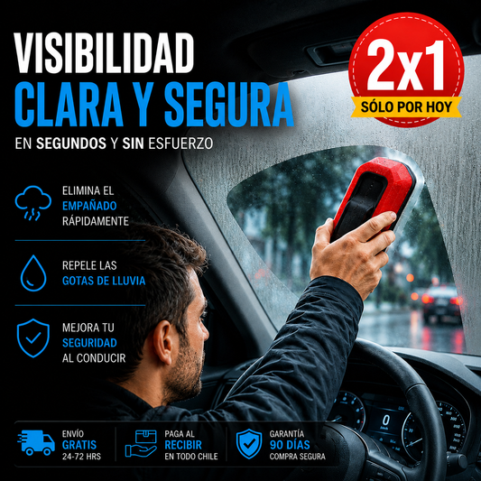 🌧️ManejaClaro™ — Limpia tus vidrios empañados al instante