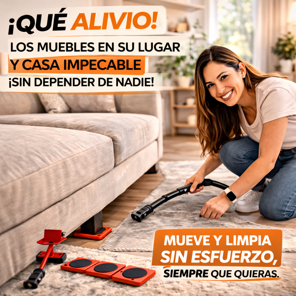Kit MueveFácil Pro – Mueve muebles sin esfuerzo y sin ayuda ✅