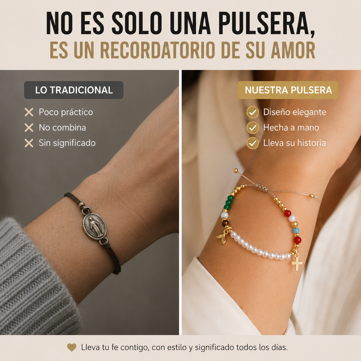 🙏 Pulsera Vida de Jesús™ — Su recuerdo siempre contigo
