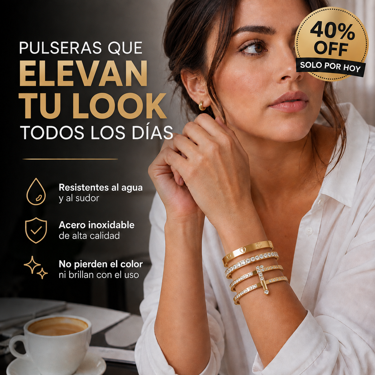 ✨ Set de Pulseras Brillo Eterno™ – Elegancia todos los días