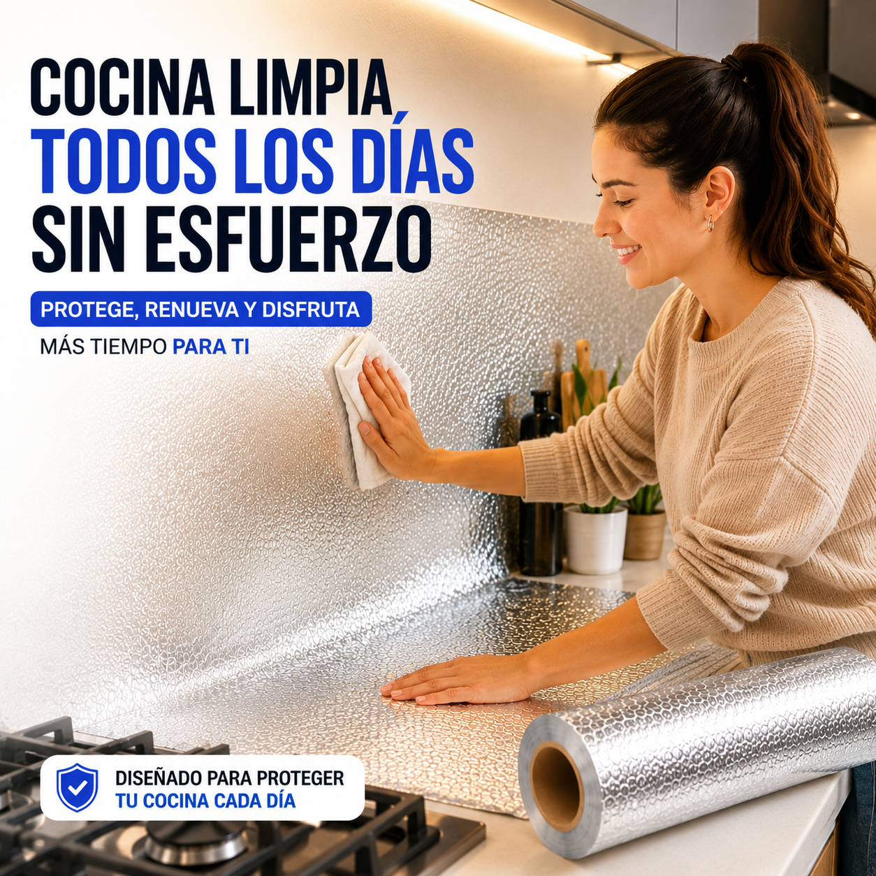 🔥 Rollo Protector Antigrasa™ — Protege tu cocina al instante