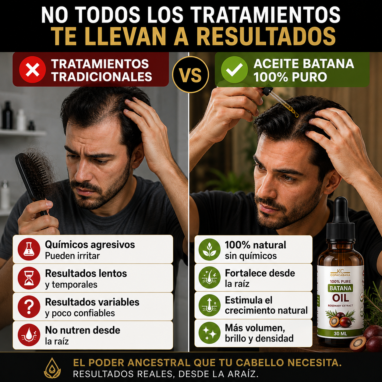 🌿Aceite Capilar Batana™ – Menos caída, cabello más fuerte
