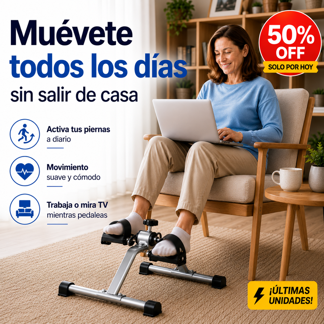 💪PedalMove™ – Muévete todos los días sin salir de casa