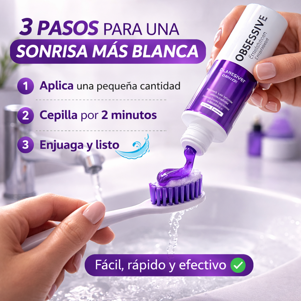 OBSESSIVE™ Blanqueador Dental – Recupera la Confianza en tu Sonrisa