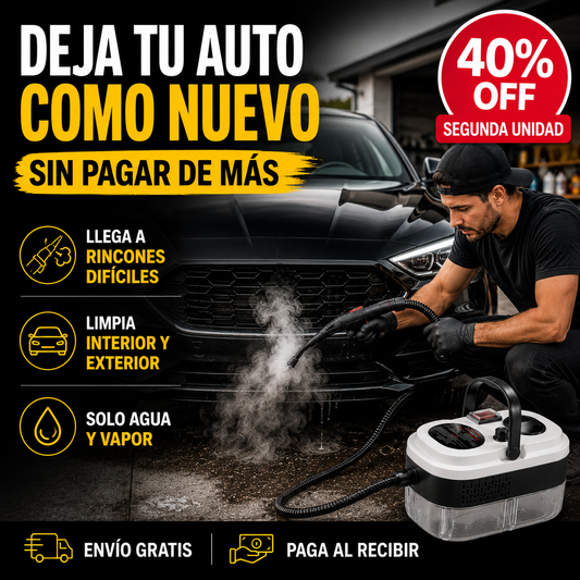 ♨️ Limpiador VaporMax™ – Elimina la grasa difícil al instante