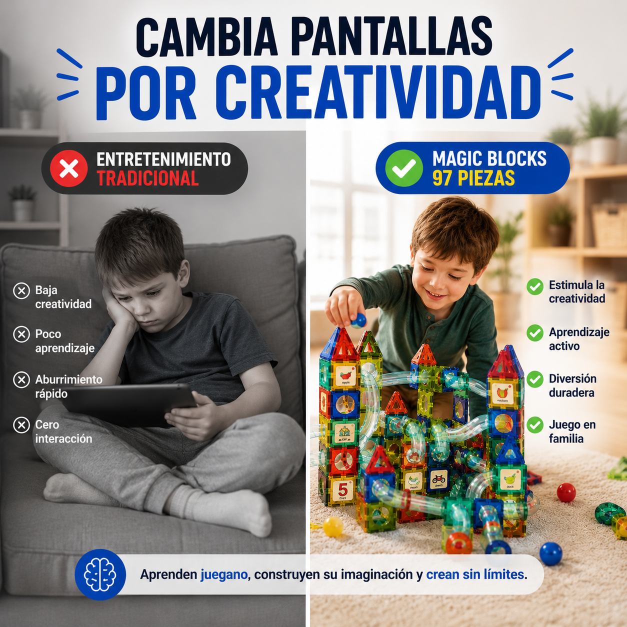 🎨Magic Blocks® – Menos Pantallas, Más Creatividad