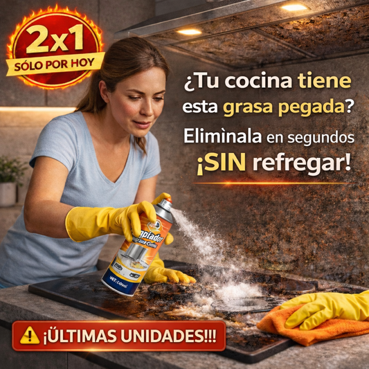 2x1 Oven Cleaner™ – Elimina Grasa Pegada al Instante