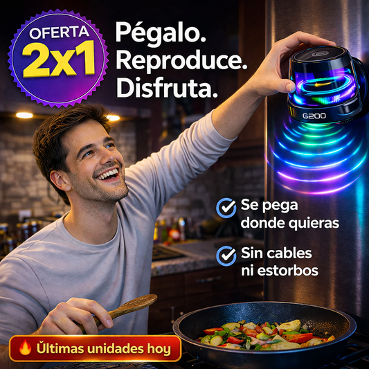 2x1 MagBoom Pro™💥 – El parlante que se pega donde quieras